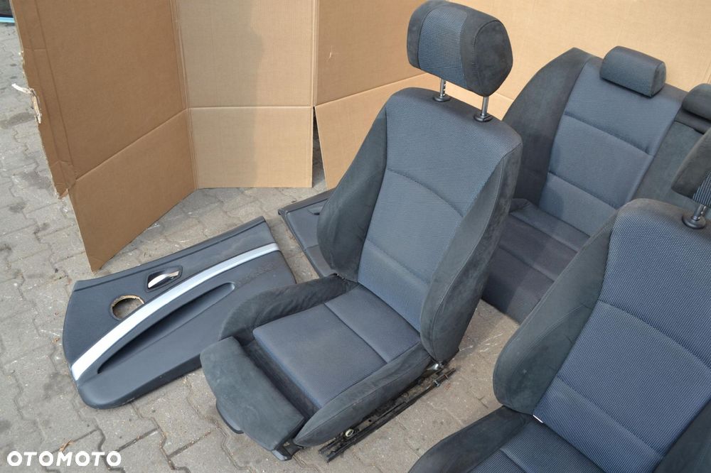 BMW E90 FOTELE KANAPA OPARCIE BOCZKI ALCANTARA SPORTSIZE MPAKIET KOMPLET - 2