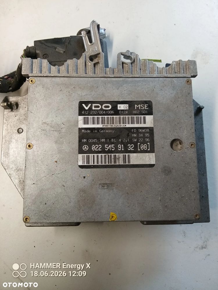 Sterownik Silnika Mercedes C Klasa W202 C180 1.8 0225459132 - 1