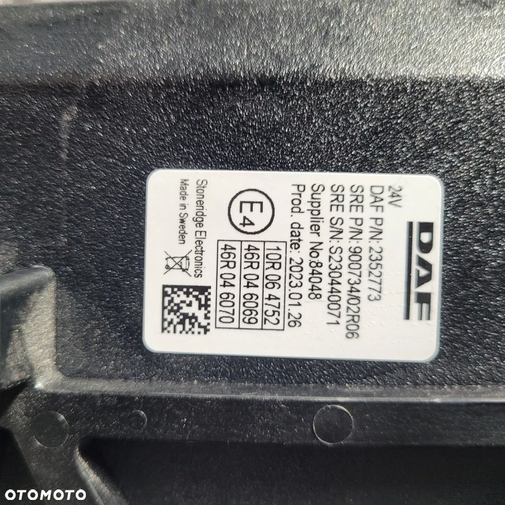 MONITOR DAF XG 2352773 ORYGINAŁ CHWALIM116 - 2