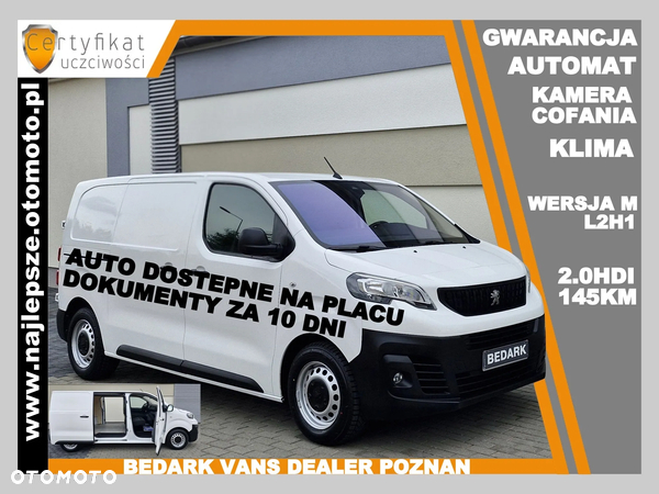 Peugeot Expert, wersja M, automat, klima, kamera cofania