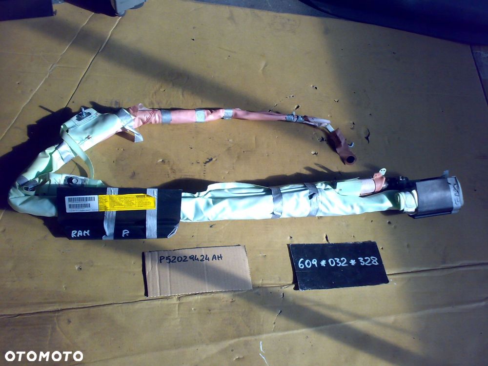 dodge ram 1500 2013 2018 quad cab sport kurtyna prawa poduszka boczna - 1