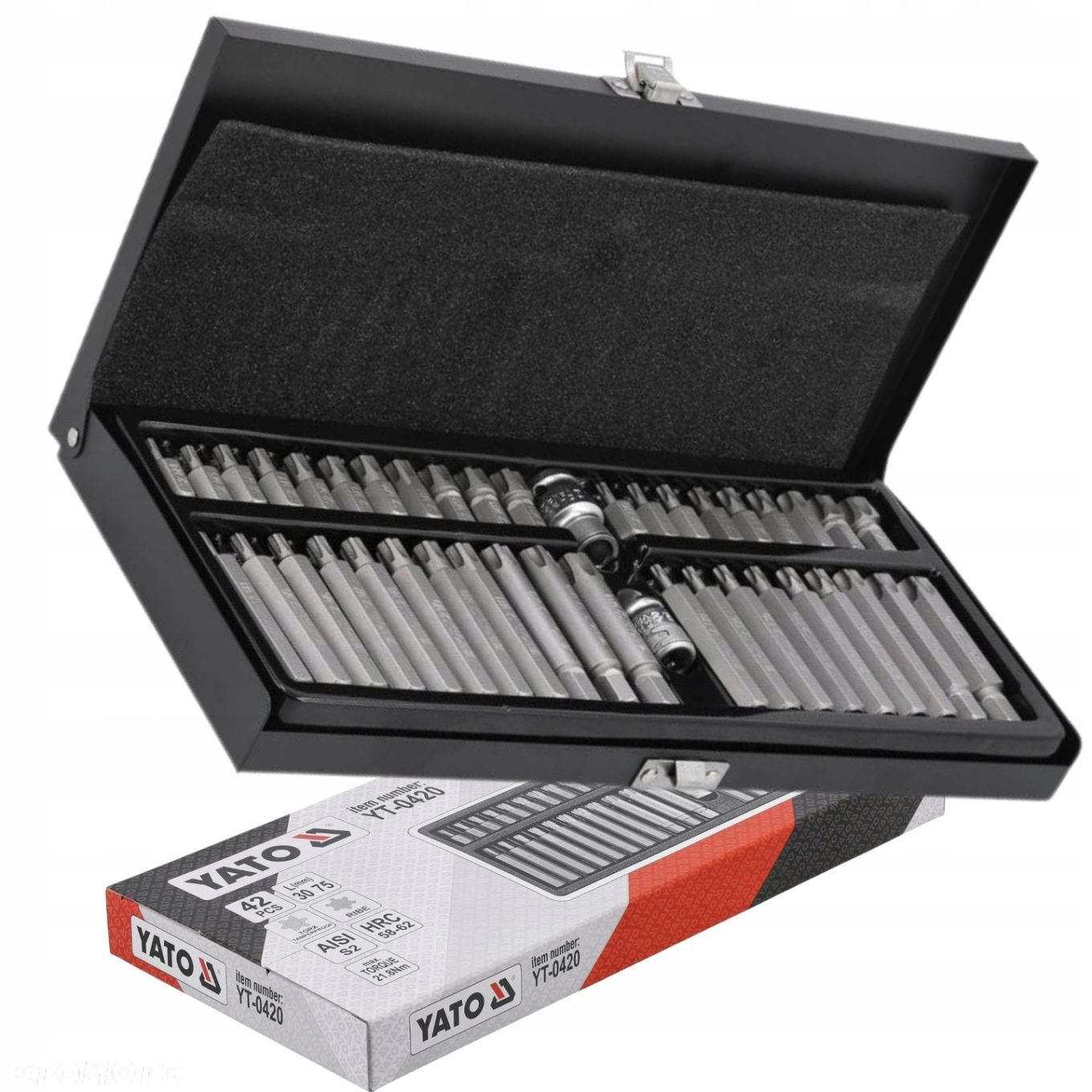 YATO KOŃCÓWKI WKRĘTAKOWE RIBE TORXSECURITY YT-0420 - 1