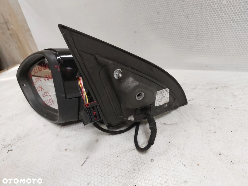 - LUSTERKO PRZÓD PRZEDNIE ELEKTRYCZNE LEWE VW SCIROCCO LC9X CZARNY 6PIN PODSWIETLANE - 3