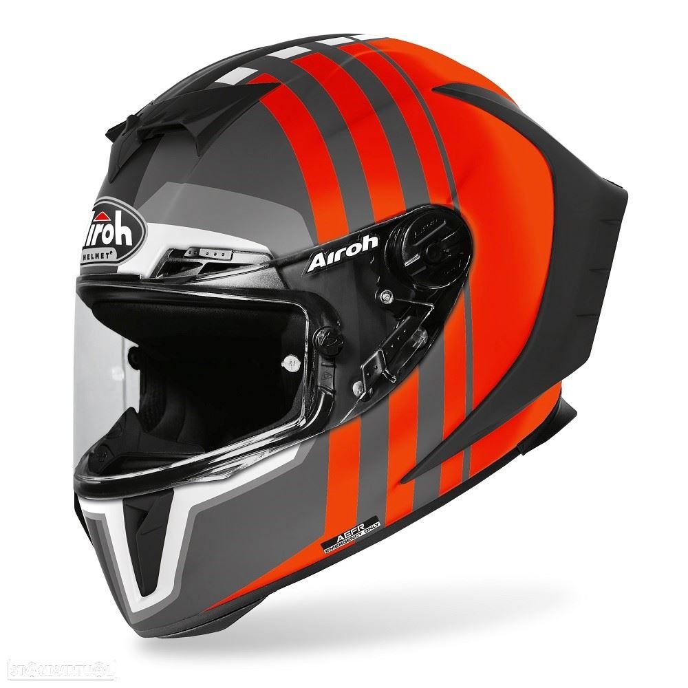 capacete gp550s skyline laranja matt airoh 2020 - 1