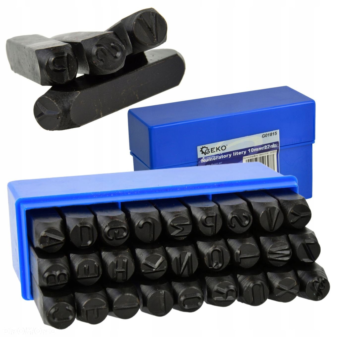 GEKO ZNACZNIKI NUMERATORY NUMERATOR LITERY CYFRY 10MM G01815 - 1