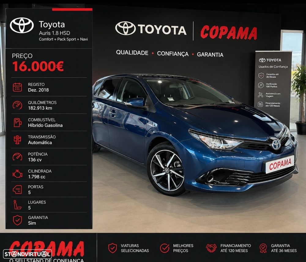 Toyota Auris 1.8 HSD Comfort +P.Sport+Navi