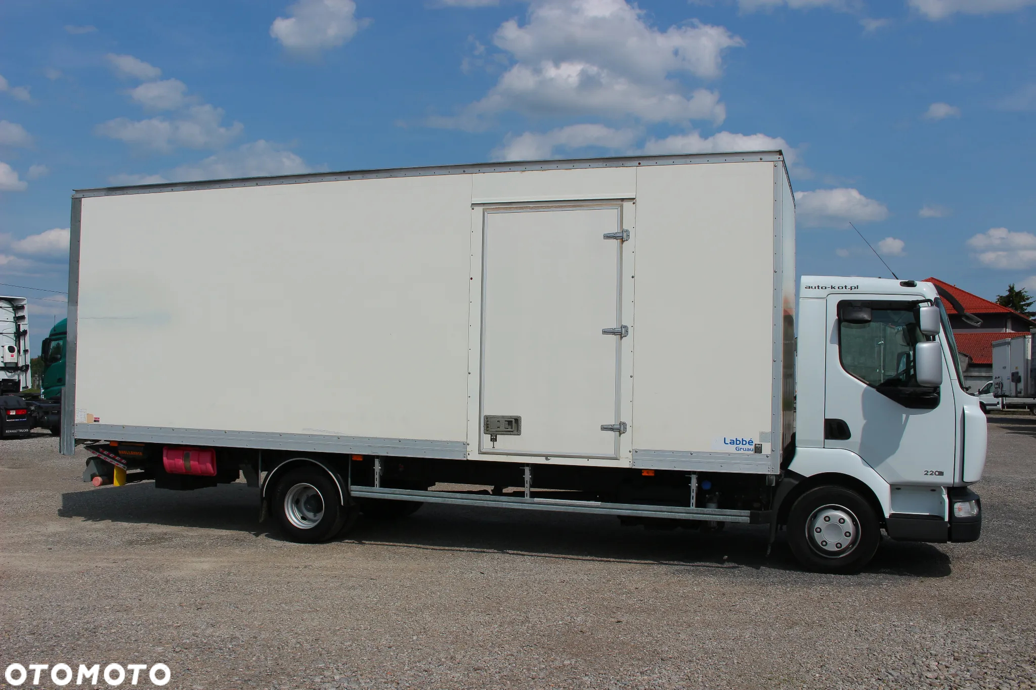 Renault MIDLUM  *220KM*/ KONTENER DŁ. 7.55 + WINDA+B.DRZWI /SERWIS FR/ SUPER STAN / - 8
