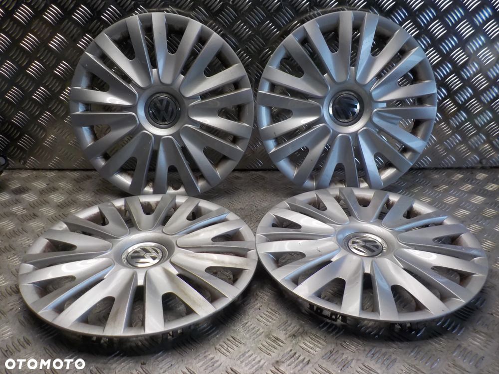VOLKSWAGEN KOŁPAK KOŁPAKI R15 KOMPLET 5K0601147 - 1