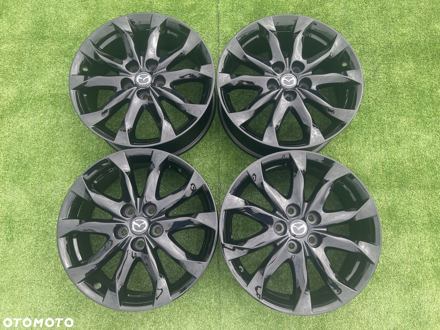 KOMPLET FELG FELGI ALU MAZDA CX-3 CX-30 3 6 CX-5 18 ET50 ORYGINALNE - 3