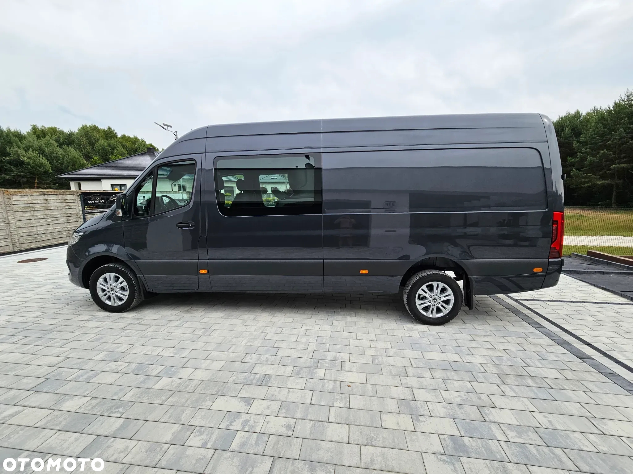 Mercedes-Benz SPRINTER 319CDI Brygadowy Automat Ledy MAX WERSJA SalonPL - 12