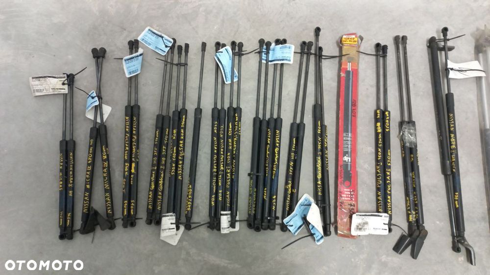 MAZDA NISSAN MITSUBISHI SIŁOWNIKI MASKI PRZÓD, KLAPY TYŁ HB SEDAN KOMBI + TIR - 5