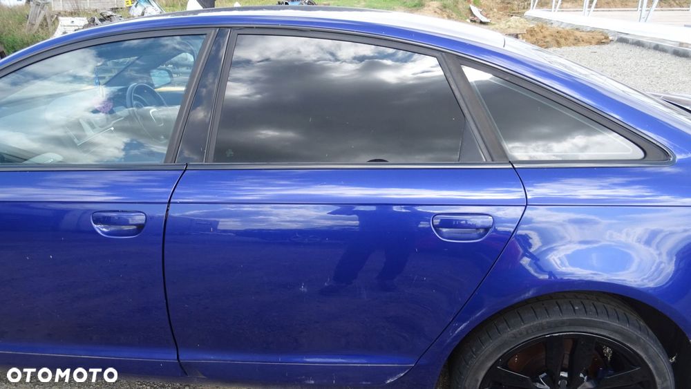 drzwi lewe tył audi a6 c6 lz5f 4f0833051g - 2
