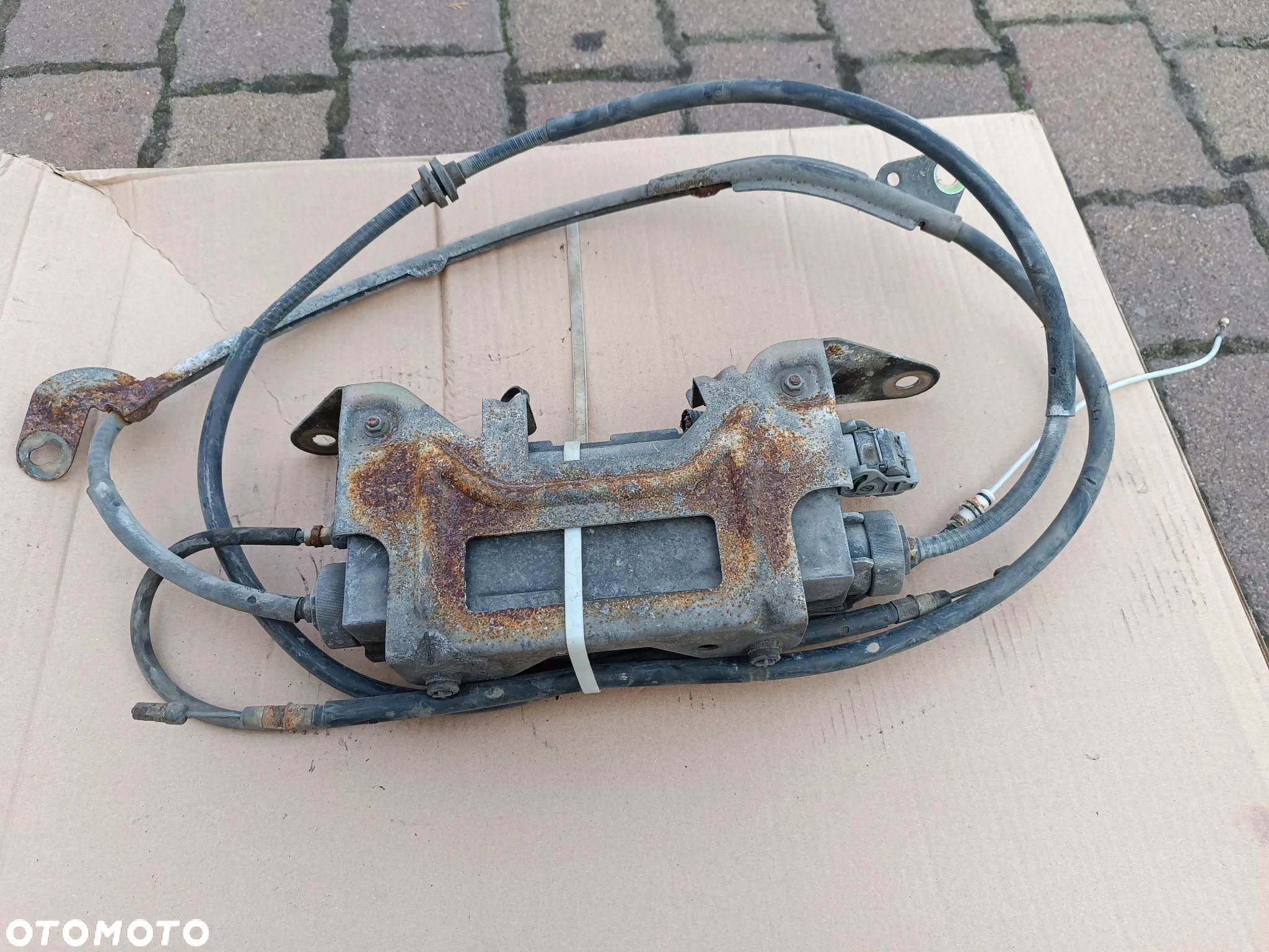 Renault Espace 4 IV hamulec postojowy ręczny 8200316575 + linki ręcznego - 12