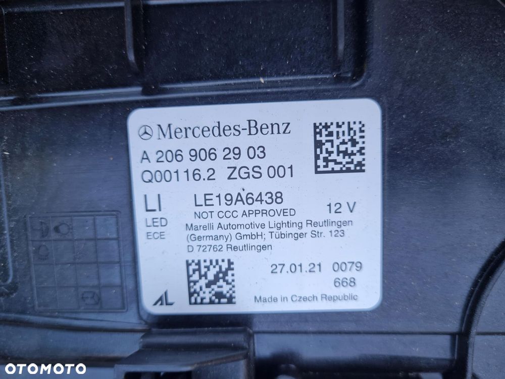 Mercedes C Klasa 206 C63 Full Led DIGITAL LIGHT Kompletne NOWE ORGINAŁ - 15