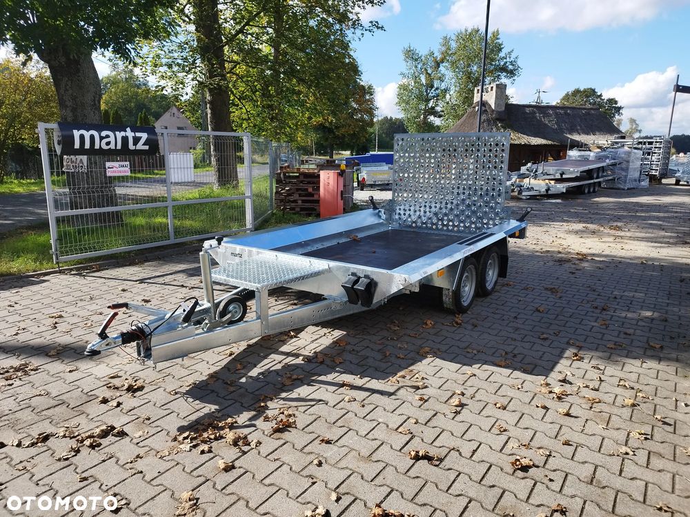 Martz Przyczepa Martz Bau 300x150 2700kg 2 osie pod sprzęt budowlany minikoparka walec dostawa - 1