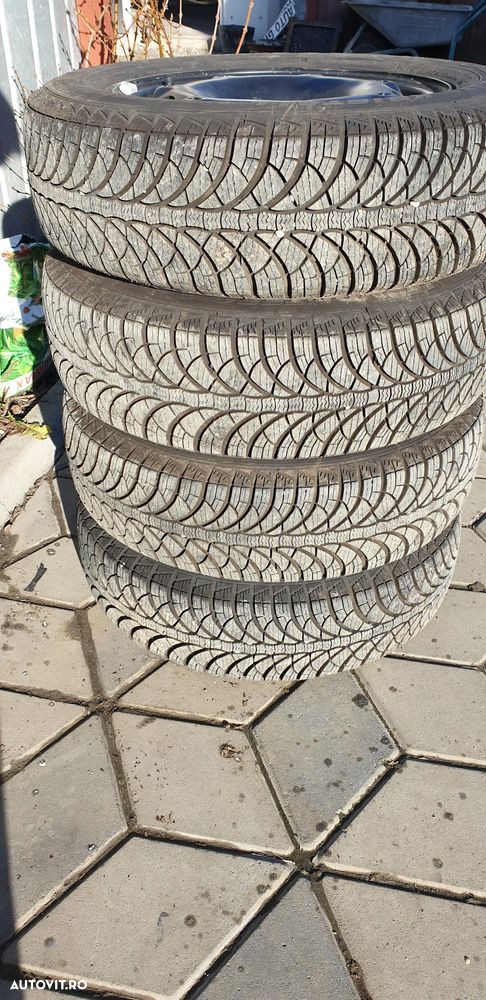 JANTE+ANVELOPE  5X100  175 70  14  FULDA M+S DOT 2024 - 1