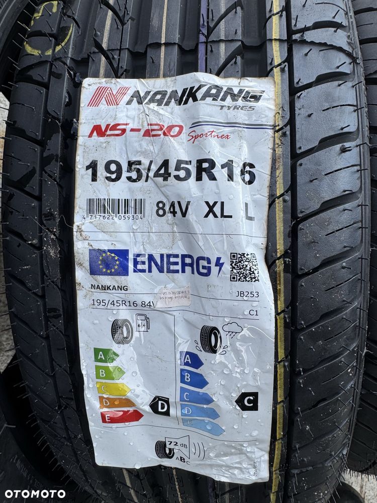Nowe opony letnie 195/45/16 Nankang 4 sztuki 2025r - 5