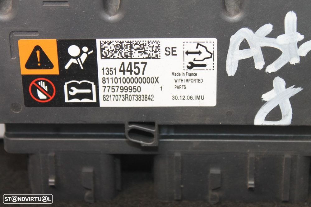 Centralina de Airbag Opel Astra J - 2
