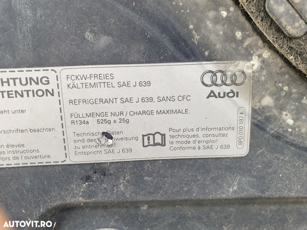 Capota motor AUDI A3 II 8P1 2003 - 2013 COUPE  8P0010187K - 2