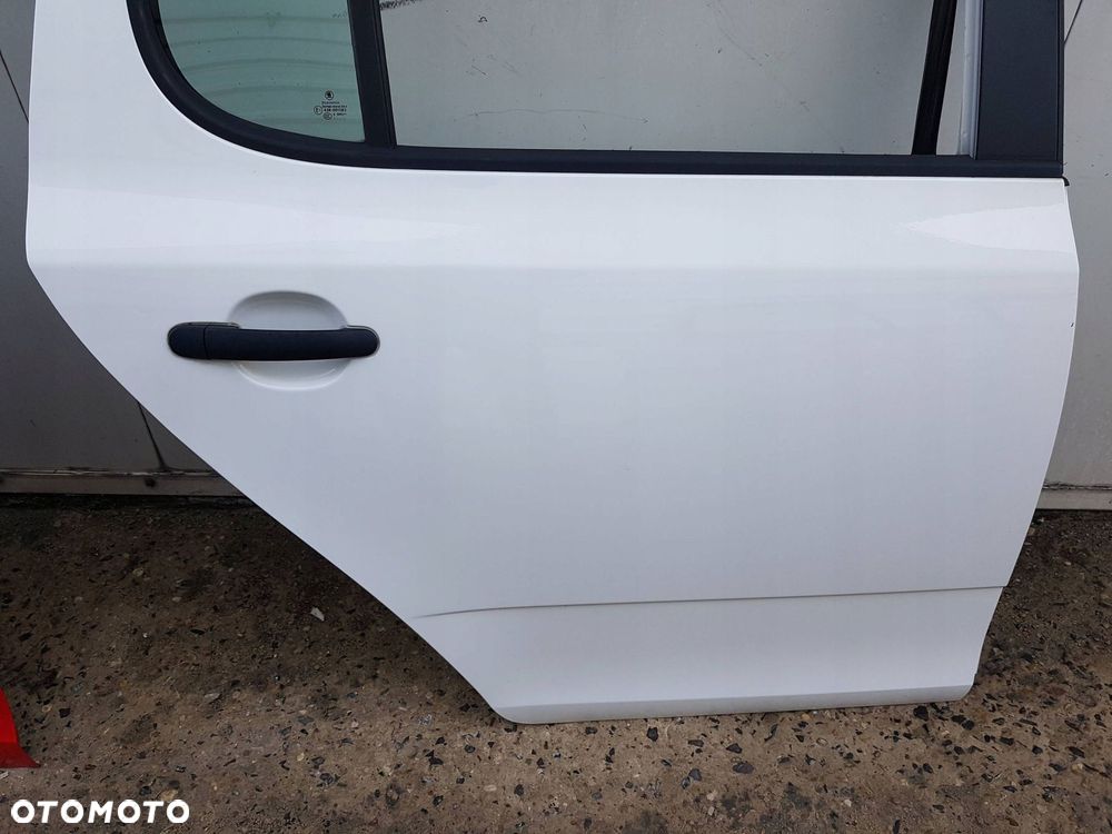 SKODA FABIA 2 II 5J 07-14r HB DRZWI PRAWE TYŁ TYLNE LF9E - 2