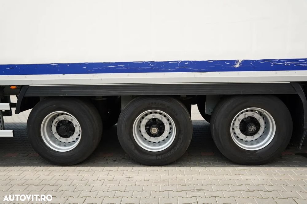 Chereau REFRIGERAT / TRANSPORT VECTOR 1950 MT / MULTIMEMBRE / AXĂ RIDICATĂ / LIFT 2.500 KG  / OBLOANĂ RULANTĂ - 24