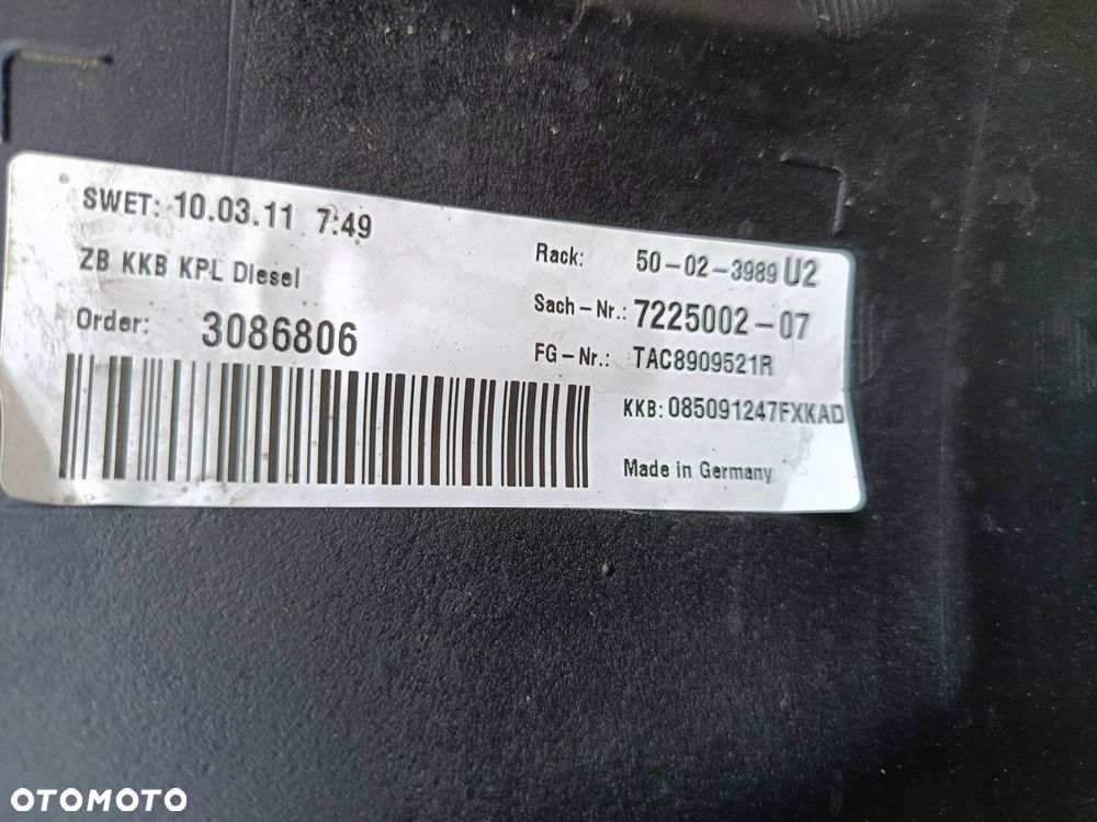 BMW 5 F11 ZBIORNIK BAK PALIWA POMPA PALIWA N57 535D 7225002 7217065 KOMPLET - 8