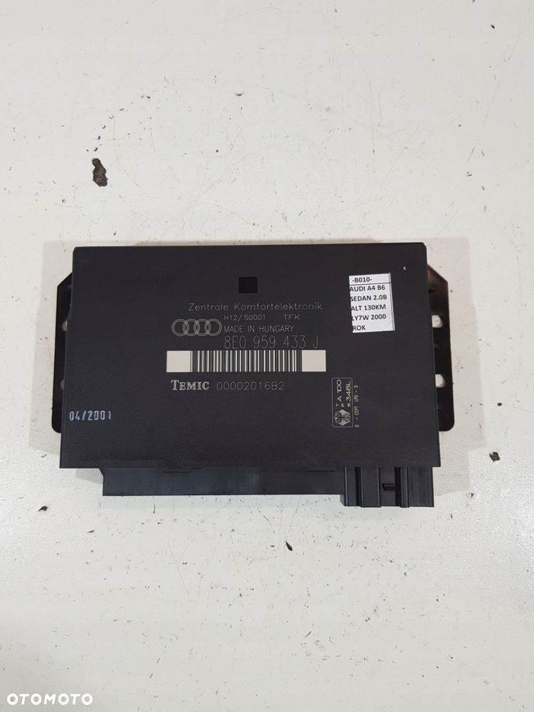 MODUŁ KOMFORTU 8E0959433J AUDI A4 B6 B7 SEAT EU - 1