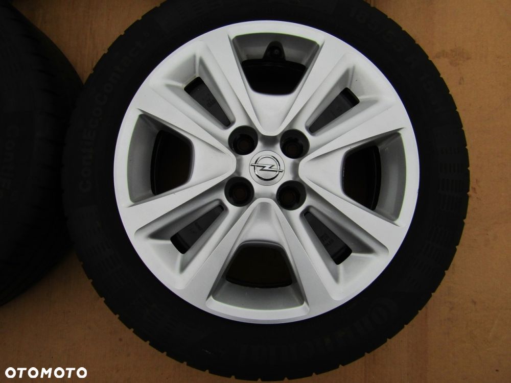 4x Felgi 15 Opel Adam Astra G H Corsa C D E Meriva Combo C + Kołpaki TPMS - 6