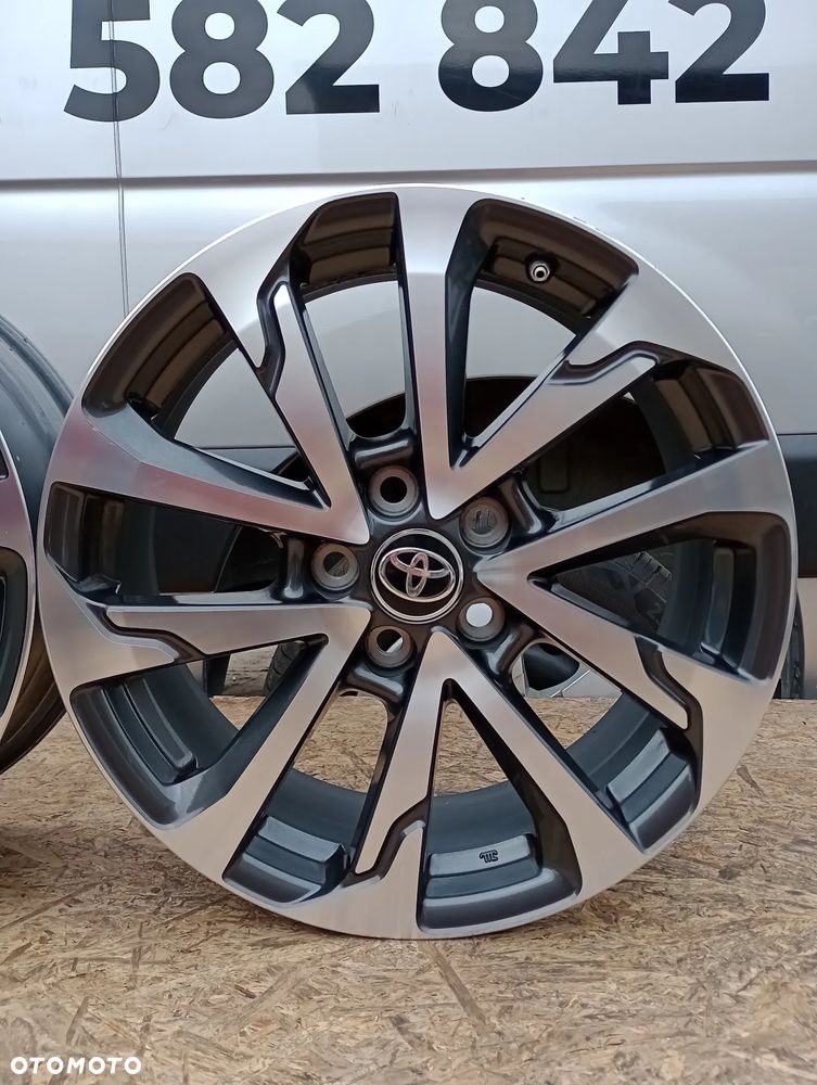 FELGI ALUMINIOWE 5x114 R18 7J ET40 TOYOTA AURIS AVENSIS CAMRY C-HR COROLLA MIRAI PREVIA PRIUS RAV4 VERSO YARIS - 5