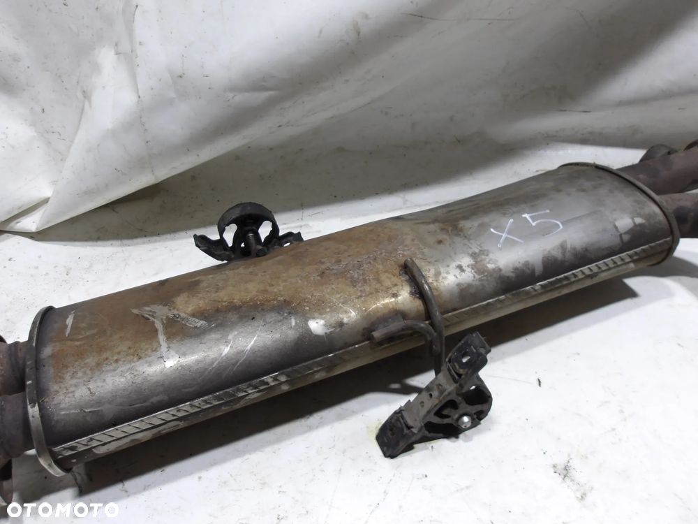 TŁUMIK TŁUMNIK WYDECH ŚRODKOWY 7500583 BMW X5 E53 3.0i F-VAT - 3