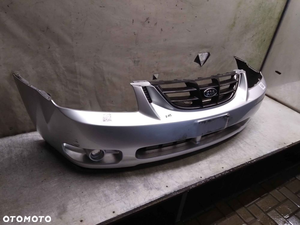^ ZDERZAK PRZÓD PRZEDNI DO KIA CERATO SREBRNY S3 HALOGENY - 3