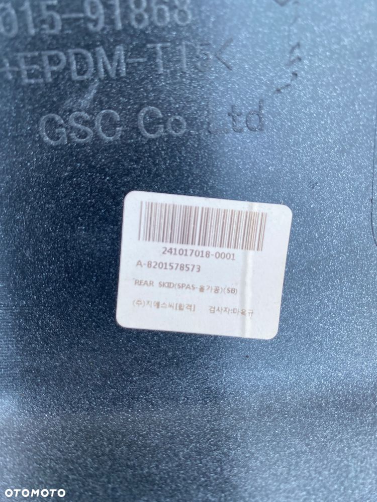 RENAULT CAPTUR 1 I lift 17-> Nowa Oryginalna Dolna DOKŁADKA NAKŁADKA SPOILER LISTWA DYFUZOR ZDERZAKA TYLNEGO TYŁ W ZDERZAK TYLNY otwory na PDC  82015-78573   82015-91868  Wwa - 7