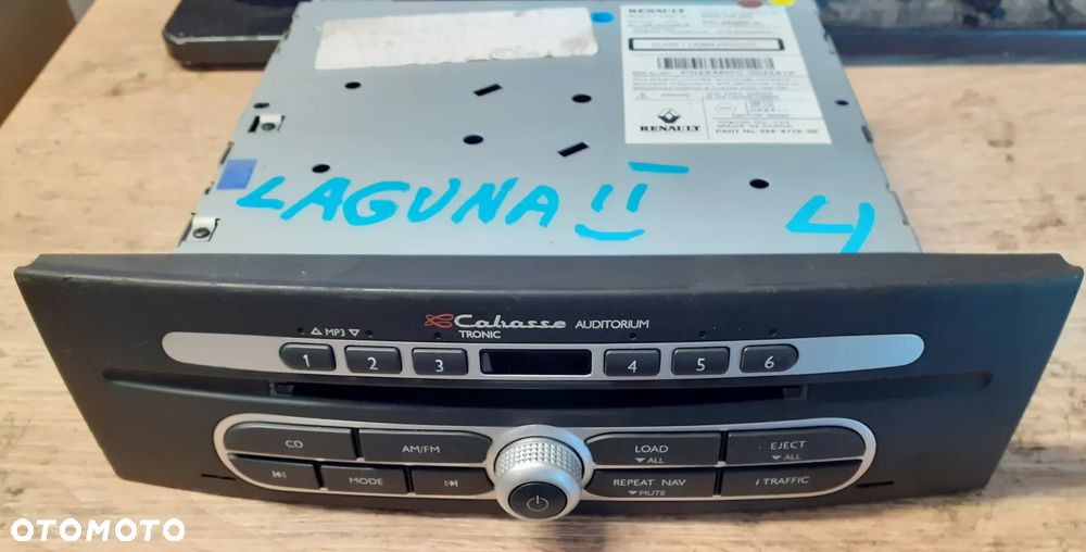 RADIOODTWARZACZ RENAULT LAGUNA II LIFT - 1