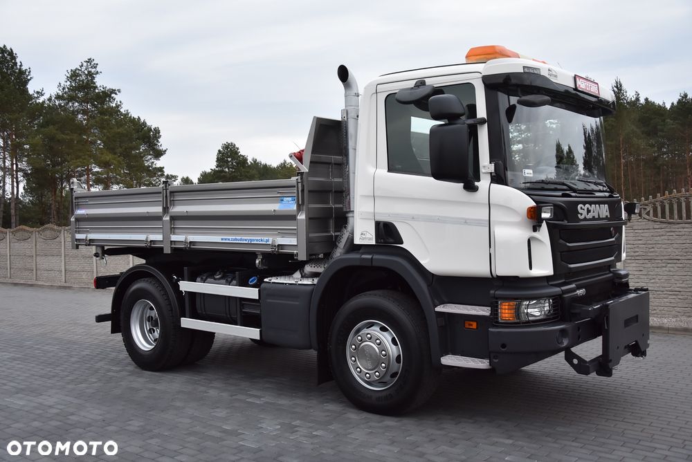 Scania P250 WERSJA OFFROAD / WYWROTKA 3-STRONNA / BLOKADA MOSTU / TYŁ RESOER / P.NOWA / 18 TYŚ KM PRZEBIEGU! / SALON PL / - 4