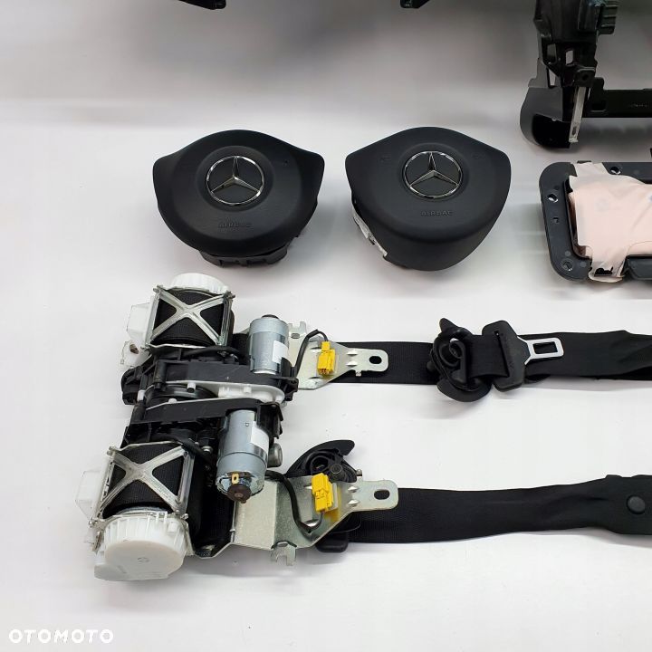 GLE W166 W292 KONSOLA SKÓRA AIRBAG PODUSZKI PASY - 11
