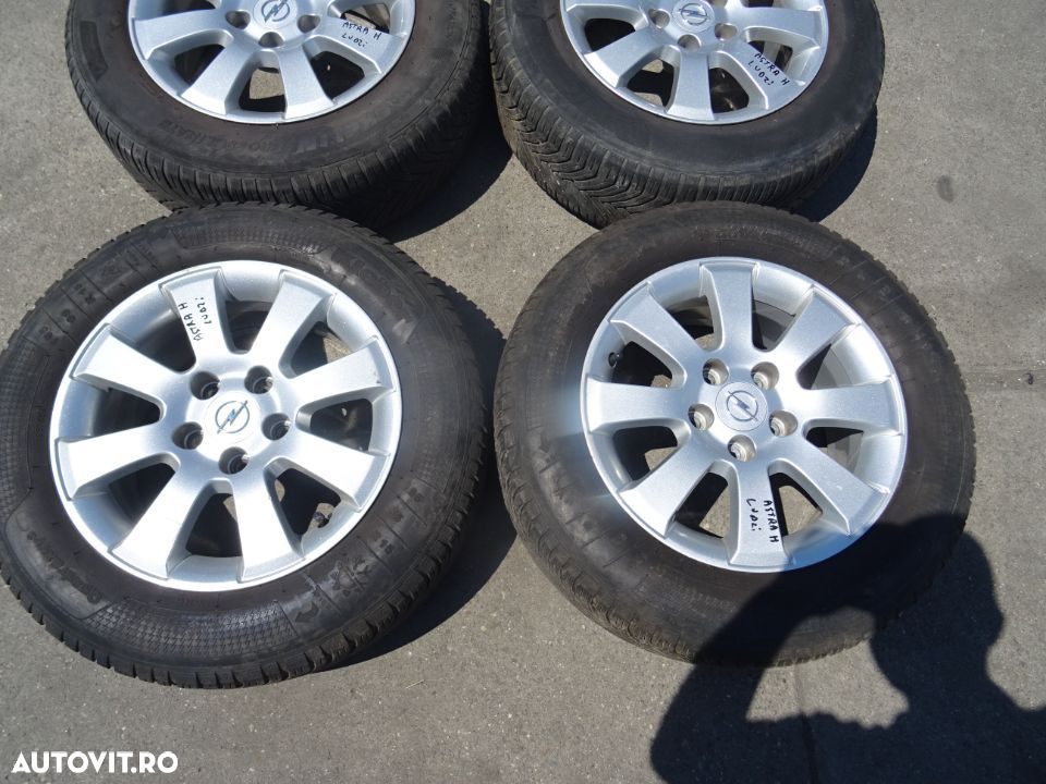 Vand Jante aliaj cu Cauciucuri Opel Astra H 195/65 R15 din 2010 6.5Jx15H2 ET35 - 3