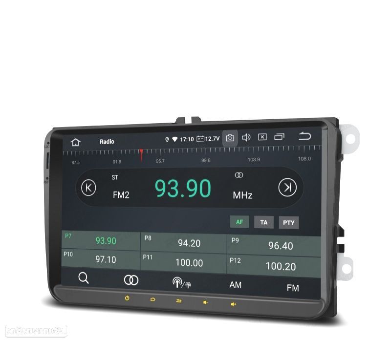 AUTO RADIO 2DIN GPS ANDROID 12 LCD TÁCTIL 9" VOLKSWAGEN VW PARA SEAT Y SKODA - 3