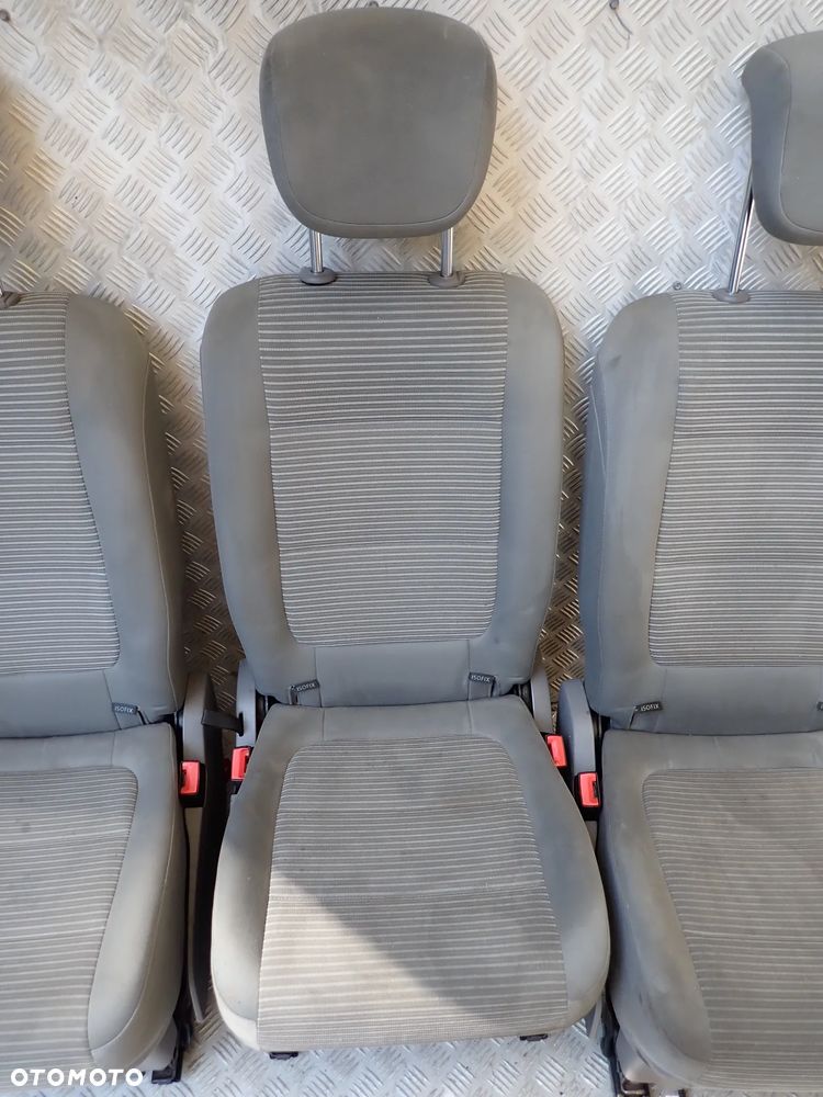 VOLKSWAGEN SHARAN 7N0 2013 ROK FOTELE 2 I 3 RZĄD MATERIAŁ ZESTAW - 7