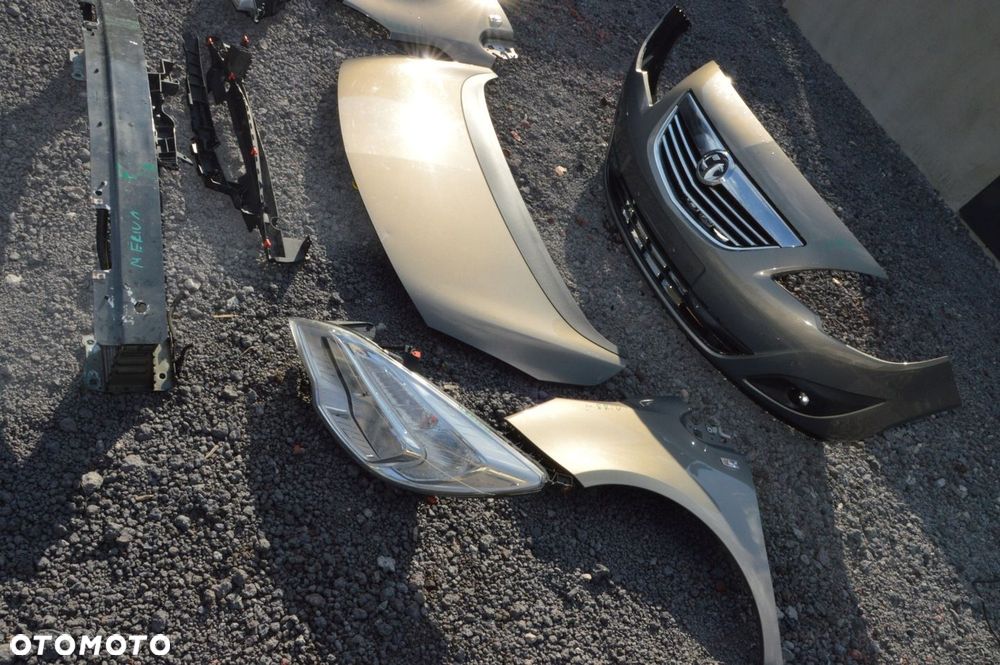 Zderzak maska błotnik lampa komplet przód opel meriva b Z40W - 3