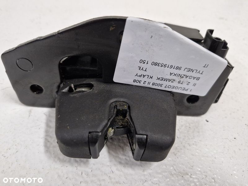 peugeot 3008 ii 2 308 ii 2 t9 zamek klapy bagażnika tył tylny 9816195380 - 3