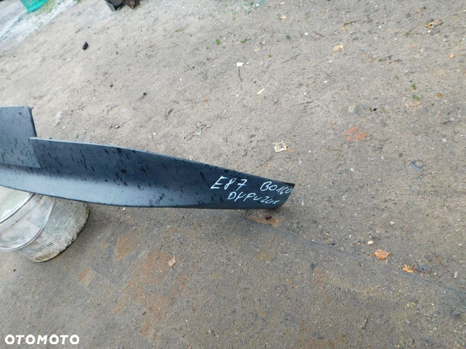 BMW E87 dyfuzor  kolor schwarz nr B0162 WYSYŁKA - 2