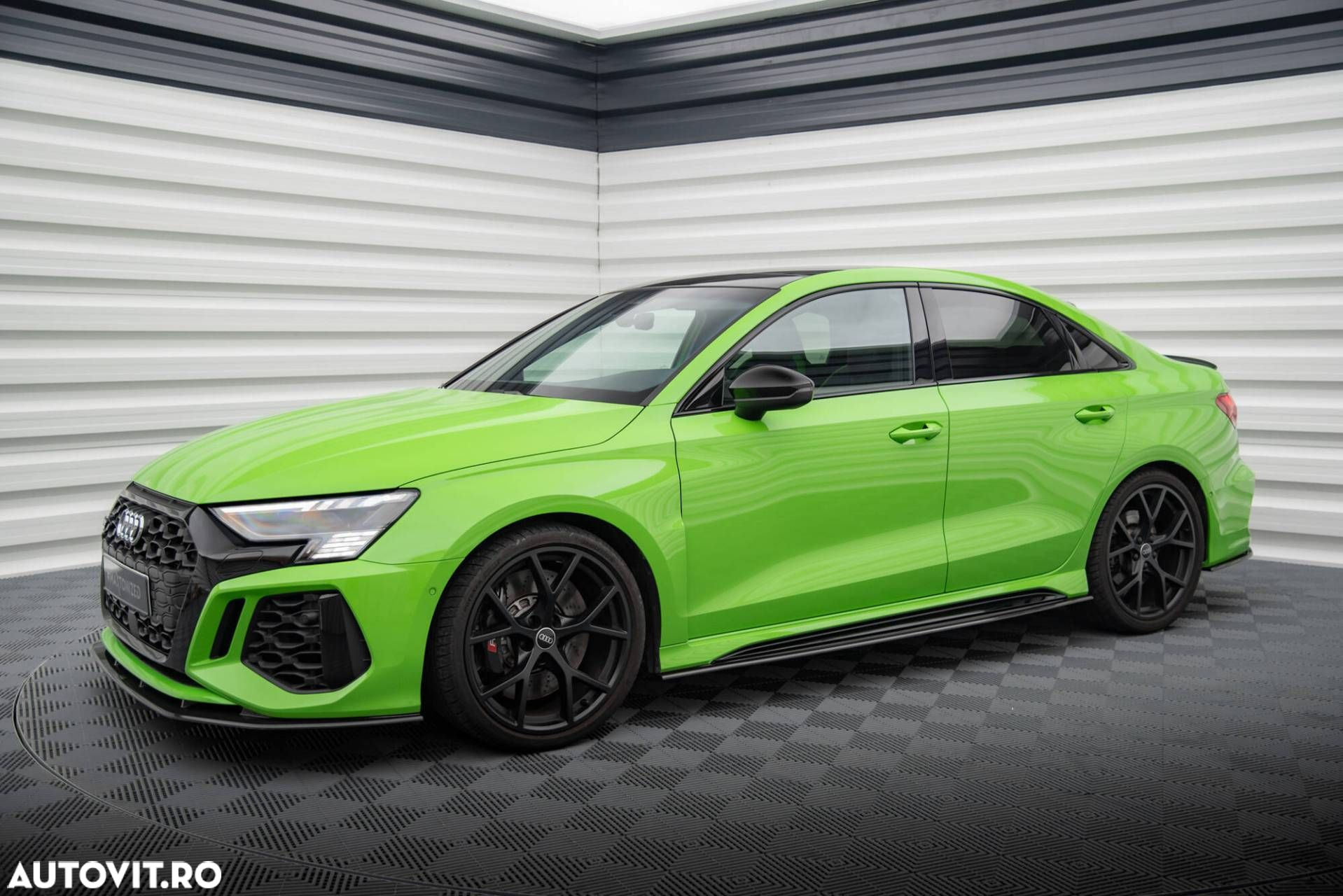 Pachet Exterior Prelungiri compatibil cu Audi RS3 8Y Sedan Maxton Design Carbon - 4