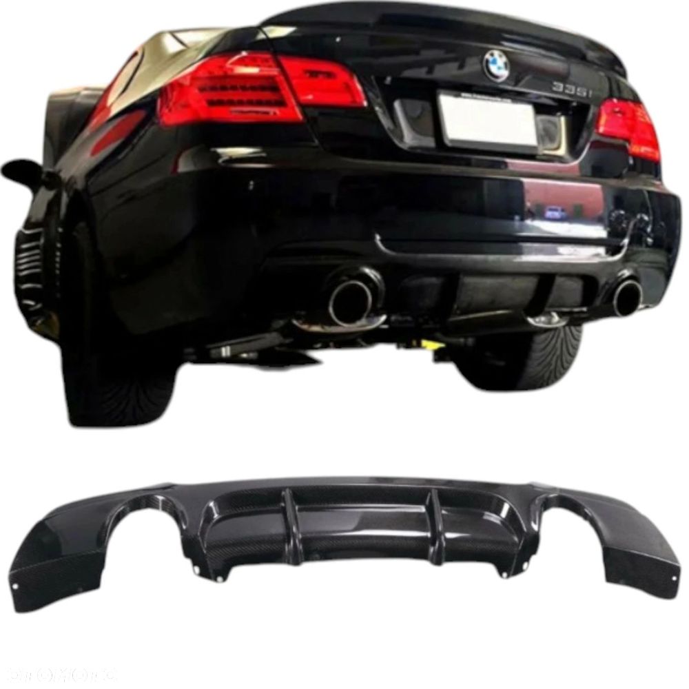 Dyfuzor BMW E92 E93 2005-2013 M3 Performance czarny połysk dyfuzor zderzaka - 4