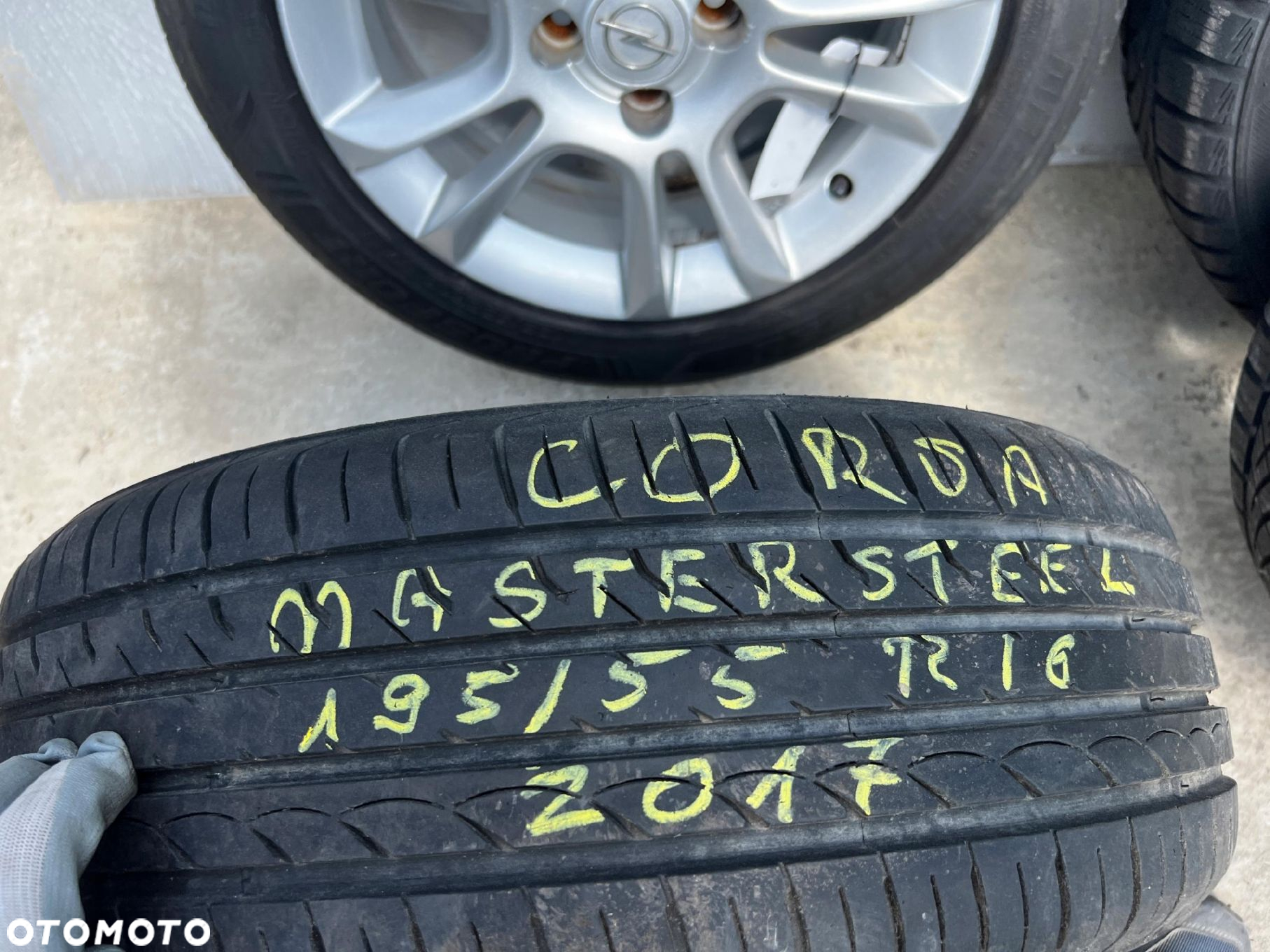 KOŁA FELGI OPONY CAŁOROCZNE LETNIE OPEL CORSA D E 195/55 R16 - 13