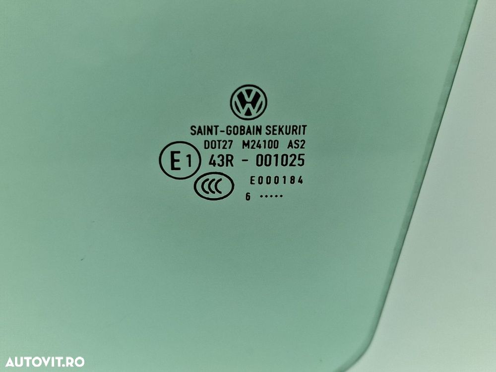 Geam usa stanga fata VOLKSWAGEN CADDY IV Estate SAB, SAJ 2015 - >2.0 TDI CUUD, DFSD SAINT-GOBAIN 43R001025 2K5845201A - 2