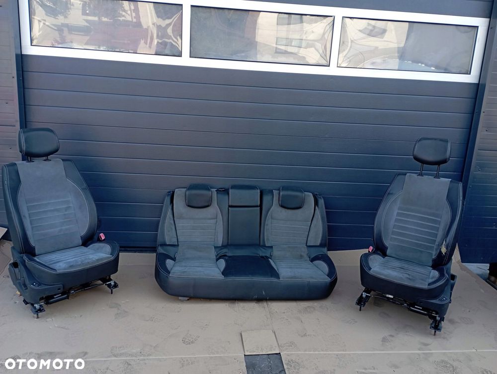 RENAULT LAGUNA III 3 KOMBI FOTELE KOMPLET GRZANE PÓŁSKÓRA EUROPA - 1