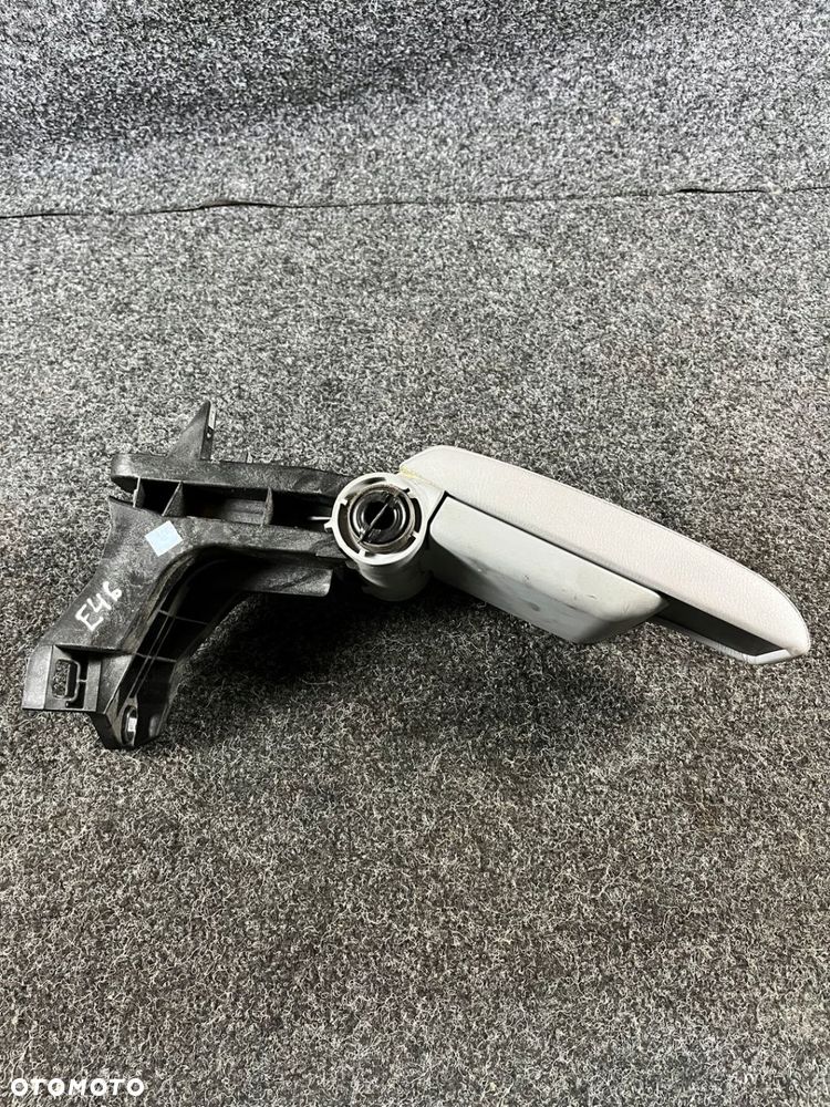 bmw e46 podłokietnik skóra skórzany jasny siwy 8213678 - 6