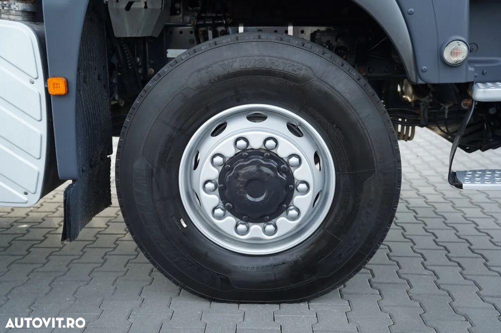 MAN TGS 26.440 / 6x4 / CAMION BASCULANTE / HIDROBID / BORDMATIC + PALFINGER PK 33002-EH / AUTOMAT / PILOT / EURO 5 - 26