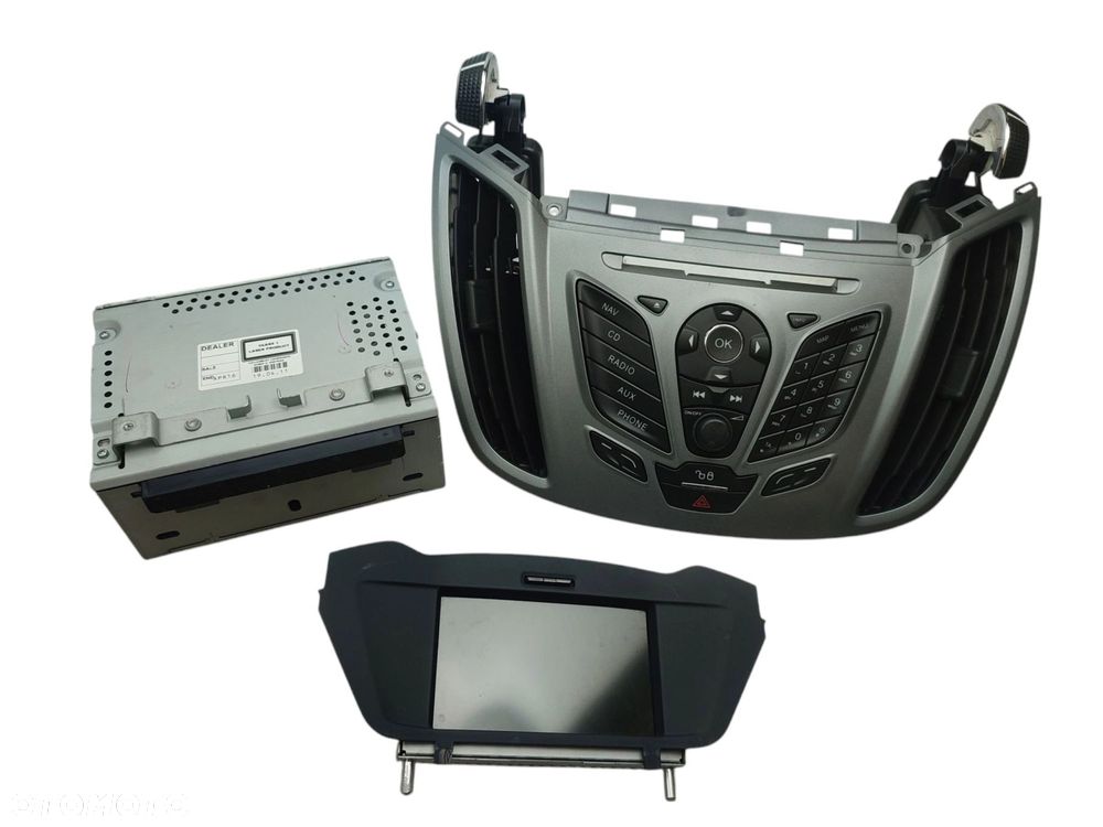 RADIO WYŚWIETLACZ PANEL KOMPLET FORD C-MAX MK2 (2010-2015) 2.0 TDCI 140KM - 1