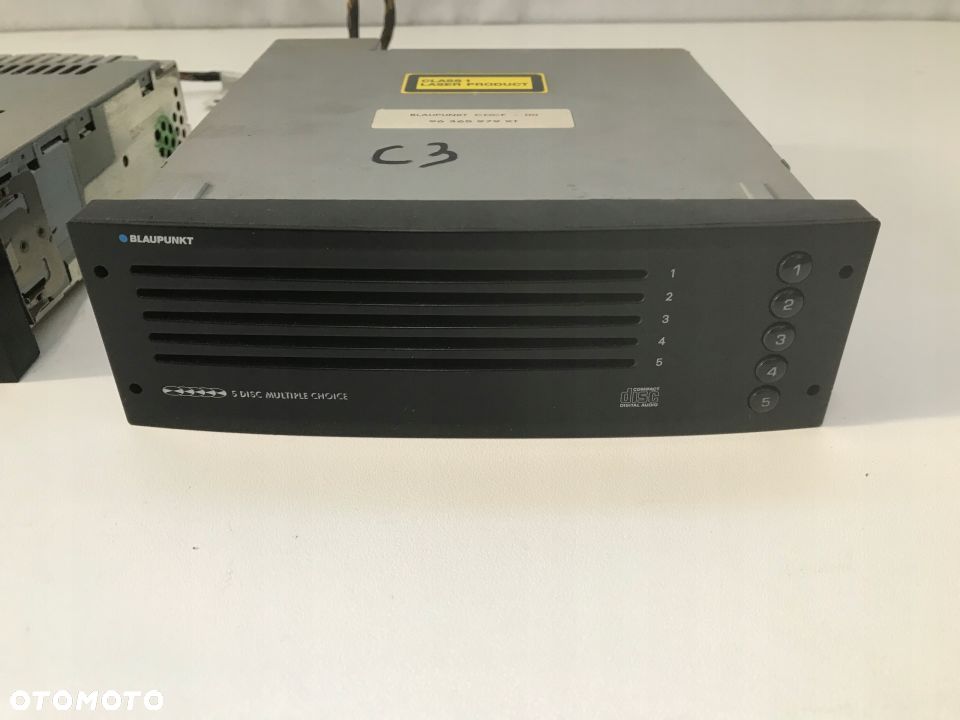 Radio CITROEN C3 I Peugeot 307 zmieniarka czytnik dvd CD moduł BLAUPUNKT na 5 płyt 96365979XT - 1
